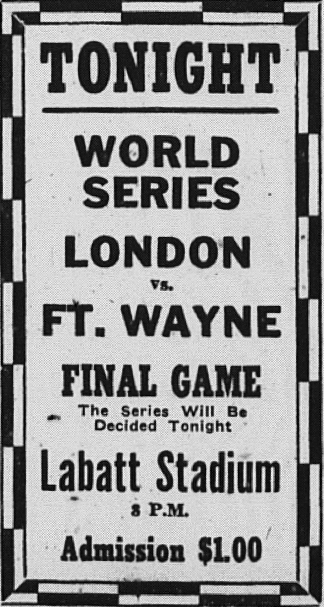 Majors 1948 world series ad